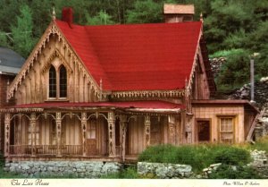 VINTAGE CONTINENTAL SIZE POSTCARD THE LACE HOUSE AT BLACK HAWK COLORADO