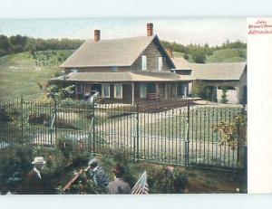 Pre-1907 JOHN BROWN HOUSE Adirondacks - Lake Placid New York NY A2961