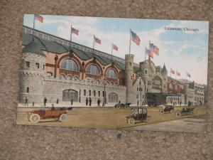 The Coliseum on Wabash Ave., Chicago, Ill., unused vintage card 
