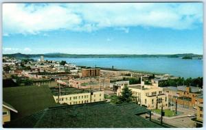 PRINCE RUPERT, B.C. British Columbia Canada   Birdseye HARBOUR  c1950s  Postcard 