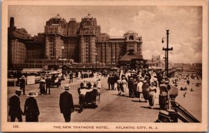 USA The New Traymore Hotel Atlantic City New Jersey Vintage Postcard C031