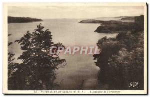 Old Postcard Notre Dame du Guildo The Estuary of Arguenon