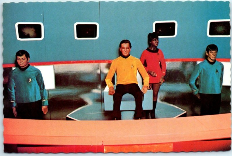 Postcard - Star Trek - Stars Hall of Fame - Orlando, Florida