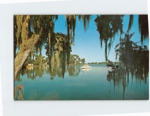 Postcard Cruising Along Tranquil Scenic Waterways Florida USA