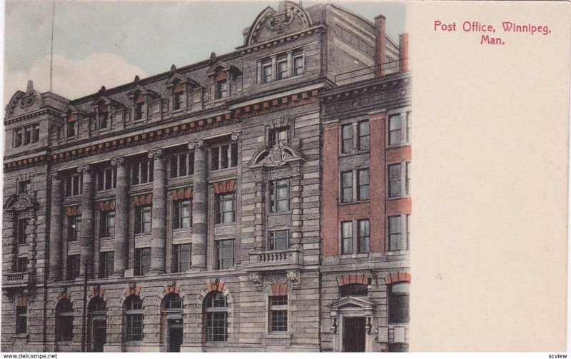 WINNIPEG, Manitoba, Canada, 00-10s; Post Office