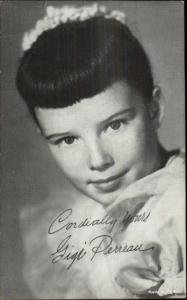 Child Actress Gigi Perreau Arcade Exhibit Card