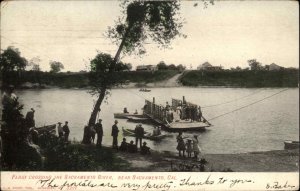 River Ferry baot Near Sacramento California CA c1905 Postcard