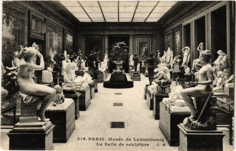 CPA Paris 6e Paris-Musée du Luxembourg-La Salle de sculpture (312131)