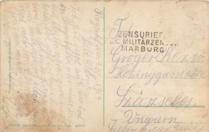 Slovenia Pragerhof 1915 Rosegger-Schule school postcard censure cancel