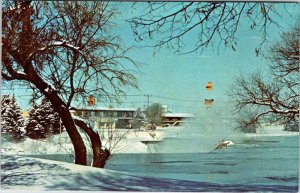 Postcard MOTEL SCENE Idaho Falls Idaho ID AN8400