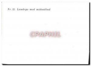 Postcard Modern Landego med Midnattsol