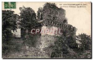 Old Postcard Chateaubriant old castle The keep