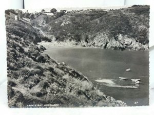 Vintage Rp Postcard Saints Bay Guernsey Channel Isles Posted 1954