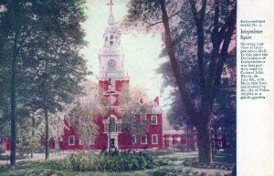 VINTAGE POSTCARD INDEPENDENCE SERIES No. 2 INDEPENDENCE SQUARE c. 1910 (V.FRESH)