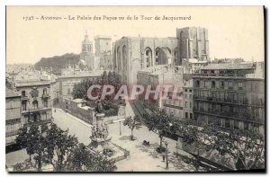 Old Postcard Avignon The Popes' Palace seen from the Tower of Jacquemard