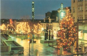 Bethlehem, Pennsylvania,  Night View Christmas Trees Postmarked 1989