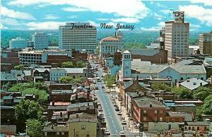 NJ, Trenton, New Jersey, View from Battle Monument, Pendor Natural Color 33364-C