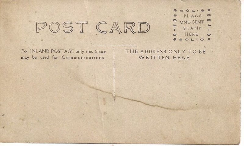 RPPC JUDAICA, Unknown Synagogue Interior, 1918, Jewish Life