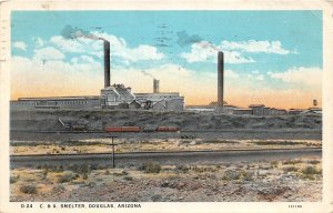H93/ Douglas Arizona Postcard c1930s C&A Smelter Mining Mine  21