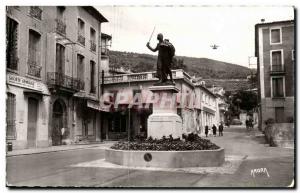 Le Vigan - Statue of Knight & # 39Assas Old Postcard