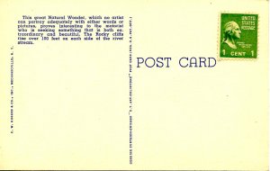 NY - Ausable Chasm. Sentinel & Cathedral Rock