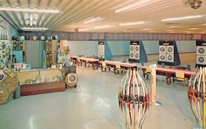 Wichita Kansas Frontier Lanes, Photochrome Vintage Postcard U10968