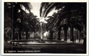 Postcard - Piazza Giordano Bruno - Taranto, Italy