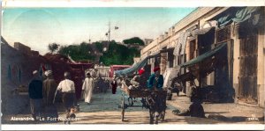 Egypt Alexandria Fort Napoleon Small RPPC C011