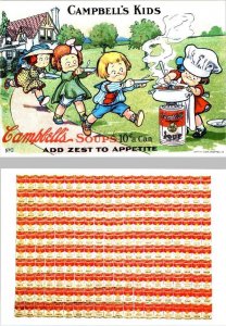 2~4X6 REPRO Postcards CAMPBELL'S SOUP KIDS Advertising & ANDY WARHOL Soup Cans