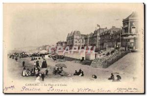 Old Postcard Cabourg Beach and Casino