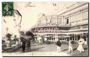 Old Postcard Trouville The rotunda of the living room