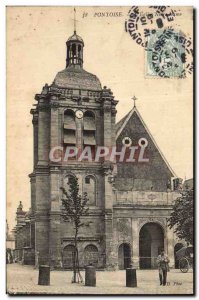 Old Postcard Pontoise L & # 39eglise Notre Dame