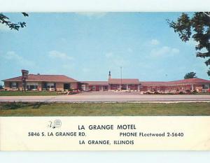 Pre-1980 LA GRANGE MOTEL Lagrange - La Grange Illinois IL s8812