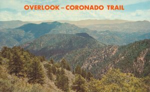 USA Overlook Coronado Trail Arizona Chrome Postcard 08.11