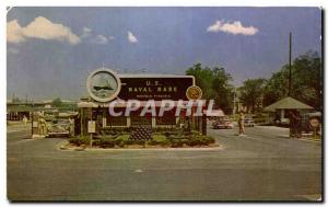 Postcard Old Main gate US Naval Base Hampton Blvd Norfolk Va