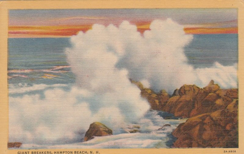 Hampton Beach, N.H., Giant Breakers United States New Hampshire