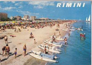 BF23566 rimini la spiaggia the beacl   italy  front/back image