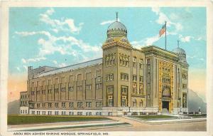 Springfield Missouri~Abou Ben Adhem Shrine Mosque~1920s