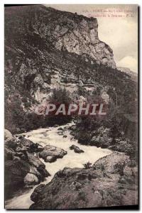 Old Postcard Bridge In Royans Cascade Of Bourne