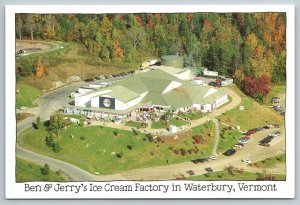 Vintage Postcard - Ben & Jerry's Ice Cream Factory  Waterbury, Vermont