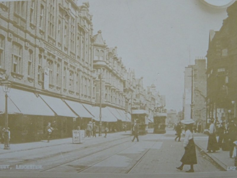 Leicester 4 IMAGE MULTI-VIEW c1907 RP Postcard by A&G