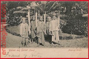 22694  - JAVA - VINTAGE POSTCARD  - Gruss aus Garoet, Ethnic