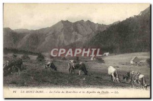 Old Postcard Le Mont Dore The valley of Mont Dore and the hands of the devil ...