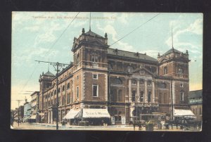 INDIANAPOLIS INDIANA TOMLINSON BUILDING CITY MARKET VINTAGE POSTCARD 1910