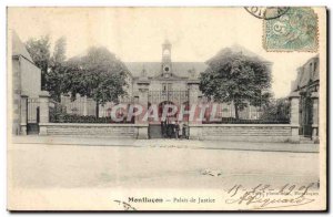 Old Postcard Montlucon courthouse