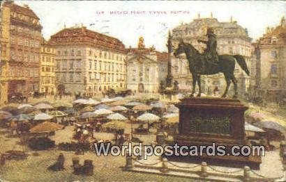 Market Place Vienna Austria 1912 