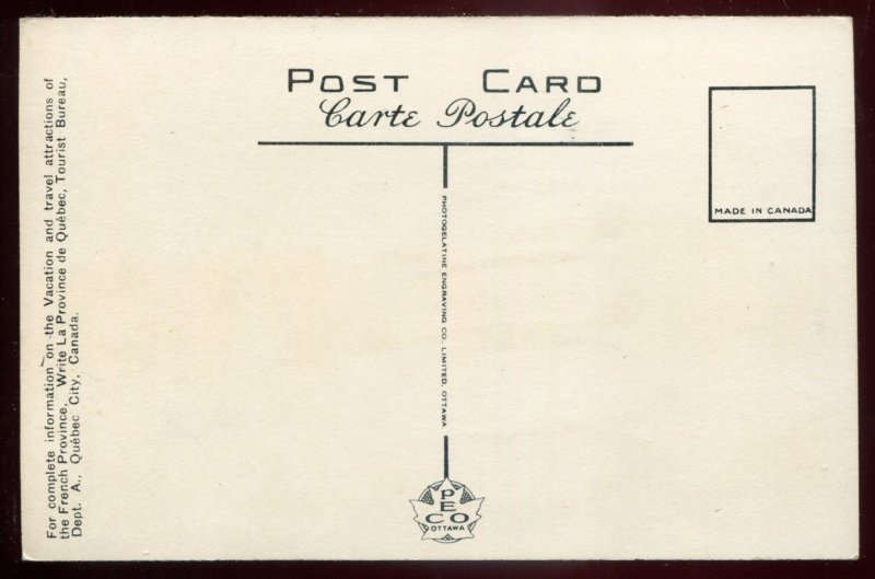 h2170 - VAL DAVID Quebec Postcard 1930s Golden Lake