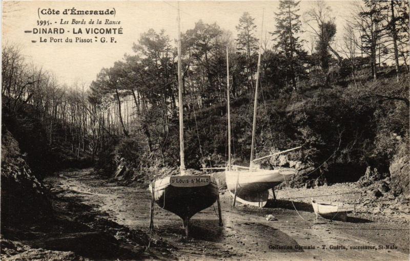 CPA Le Bords de la Rance - DINARD - La Vicomté - Le Port du Pissot (298296)