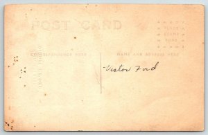 RPPC Real Photo Postcard - Young Boy - Jackson, Michigan - Studio Photo - c1910