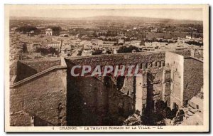 Old Postcard Orange's Roman Theater And The City